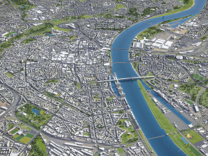 Cologne - 3D City Model 3D मॉडल