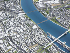 Cologne - 3D City Model 3D Model
