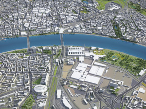 Cologne - 3D City Model 3D मॉडल