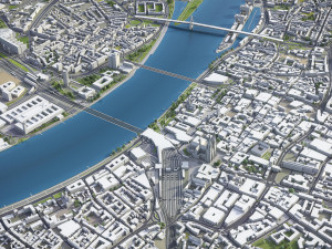 Cologne - 3D City Model 3D मॉडल