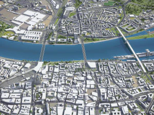 Cologne - 3D City Model 3D Model