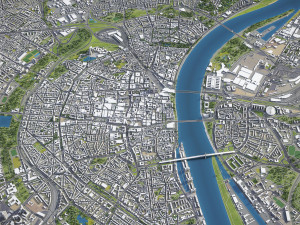 Cologne - 3D City Model 3D मॉडल