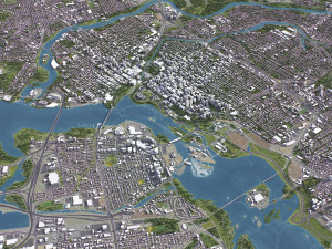 Ottawa - 3D City Model Model 3D