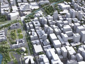 Ottawa - 3D City Model Model 3D