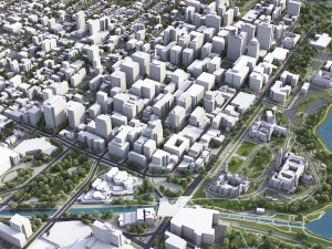 Ottawa - 3D City Model Model 3D