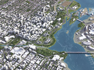 Ottawa - 3D City Model Model 3D