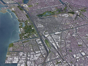 Jakarta - 3D City Model 3D मॉडल