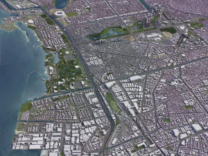 ジャカルタ - 3D 都市モデル 3Dモデル