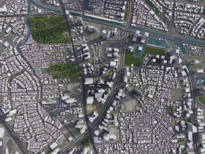 Jakarta - 3D City Model 3D Modell