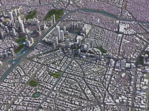 Jakarta - 3D City Model 3D Modell