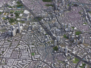Jakarta - 3D City Model 3D Modell