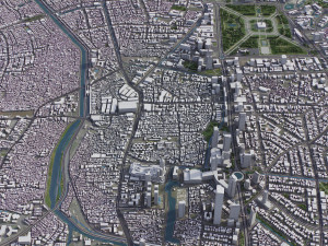 Jakarta - 3D City Model 3D Modell