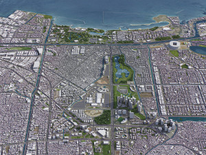 Jakarta - 3D City Model 3D Modell