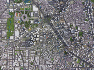 Jakarta - 3D City Model 3D Modell