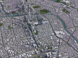 Jakarta - 3D City Model 3D Modell