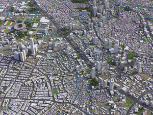 Jakarta - 3D City Model 3D Modell