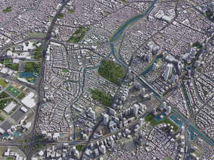 Jakarta - 3D City Model 3D Modell