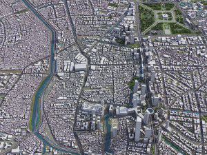 Jakarta - 3D City Model 3D Modell