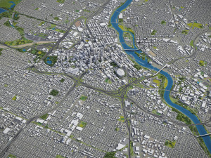 Minneapolis - 3D City Model 3D 모델