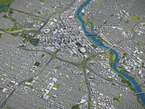 Minneapolis - 3D City Model 3D Model