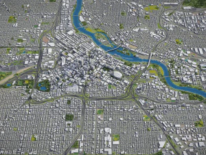 Minneapolis - 3D City Model 3D Model