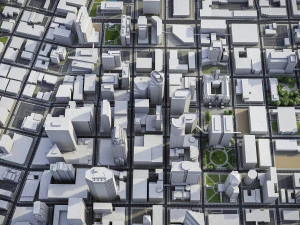 Minneapolis - 3D City Model 3D Model