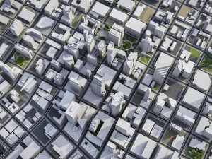 Minneapolis - 3D City Model 3D Model