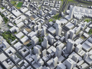 Minneapolis - 3D City Model 3D Model