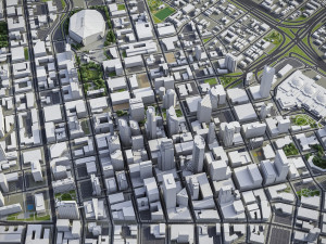 Minneapolis - 3D City Model 3D 모델
