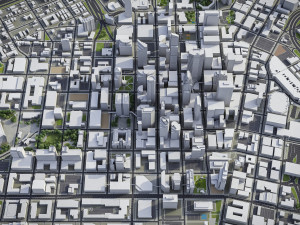Minneapolis - 3D City Model 3D 모델