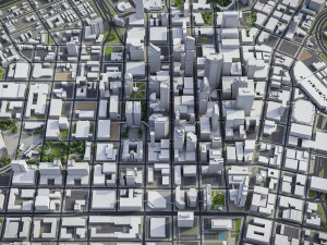 Minneapolis - 3D City Model 3D Model