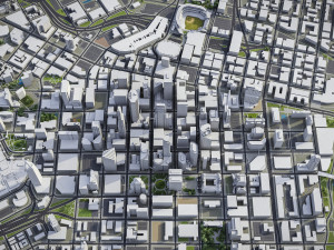 Minneapolis - 3D City Model 3D 모델