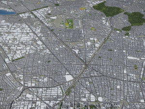 Mexico - 3D City Model 3D Model