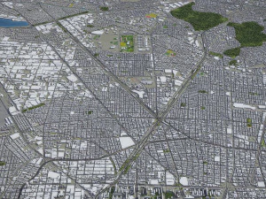 Mexico - 3D City Model 3D Model