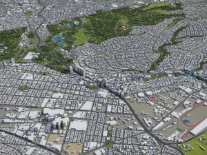 Mexico - 3D City Model 3D Model