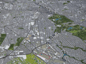 Mexico - 3D City Model 3D Model