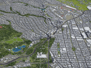 Mexico - 3D City Model 3D Model