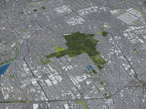Mexico - 3D City Model 3D Model