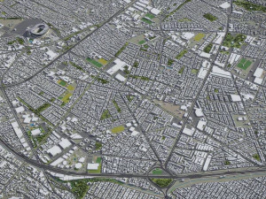 Mexico - 3D City Model 3D Model
