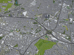 Mexico - 3D City Model 3D Model