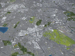 Mexico - 3D City Model 3D Model