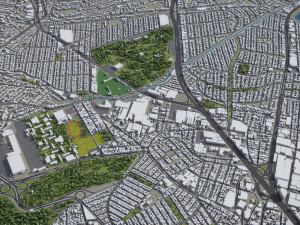 Mexico - 3D City Model 3D Model