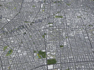 Mexico - 3D City Model 3D Model