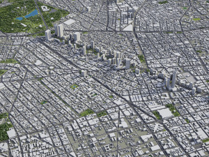 Mexico - 3D City Model 3D Model