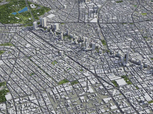 Mexico - 3D City Model 3D Model