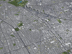Mexico - 3D City Model 3D Model