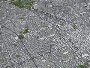 Mexico - 3D City Model 3D Model