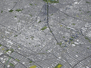 Mexico - 3D City Model 3D Model