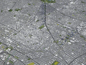 Mexico - 3D City Model 3D Model