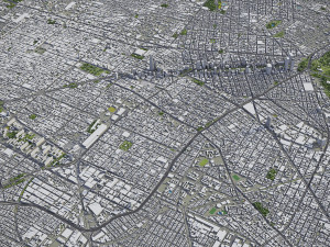 Mexico - 3D City Model 3D Model